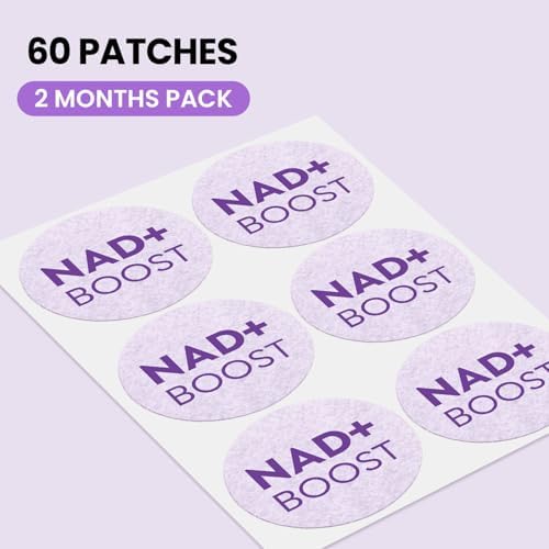 Adellina NAD+ patches for energy and vitality side view