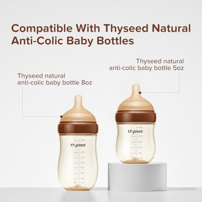 Thyseed wide neck baby bottle replacement nipple for three months plus