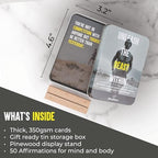 MindMint set of 50 daily affirmations for fitness and leadership