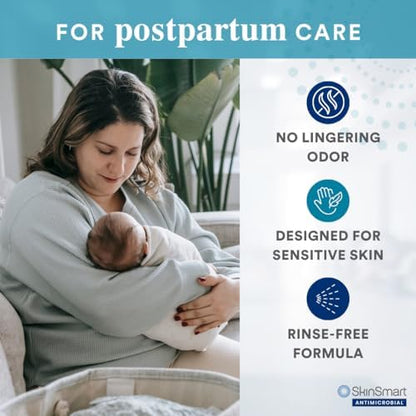 SkinSmart Antimicrobial bacteria removing perineal cleanser spray nozzle closeup