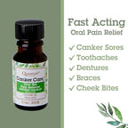 Quantum Health 0.33 ounce oral gel packaging showing natural ingredients list.