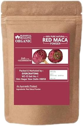 Raw 100% pure natural red maca root powder for hormonal balance