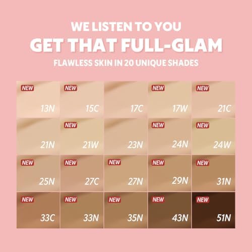 72-hour long-lasting foundation that resists smudging and caking all day