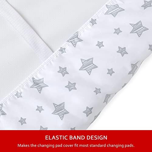 Moonsea premium baby sheets fitted over a standard nursery cradle mattress