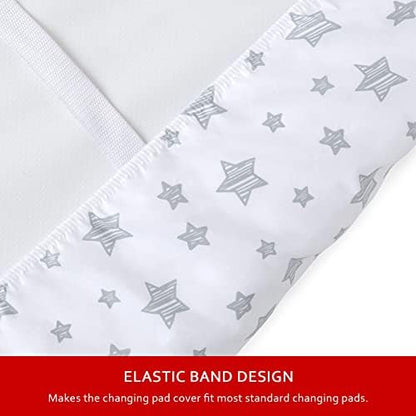 Moonsea premium baby sheets fitted over a standard nursery cradle mattress