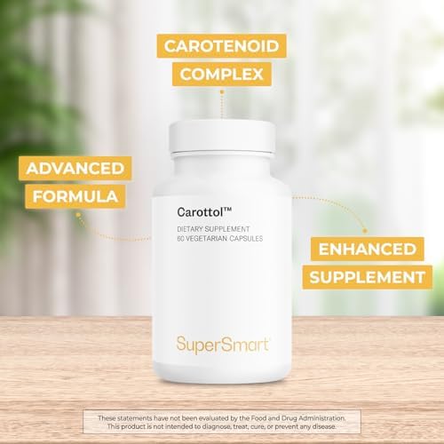 Side view of Supersmart Carottol bottle showing ingredients