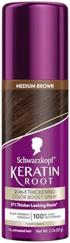 Close up of Schwarzkopf root spray application nozzle