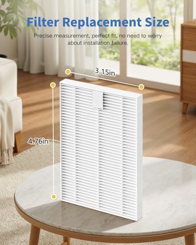 Side profile of Wilerda bottle washer replacement filter