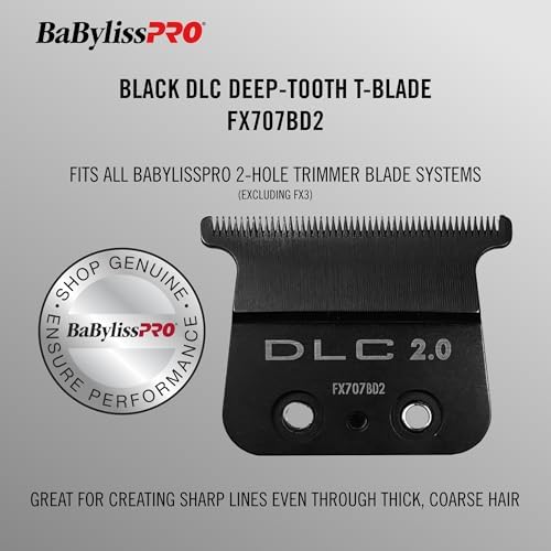 Side angle of BaBylissPRO deep tooth trimmer blade
