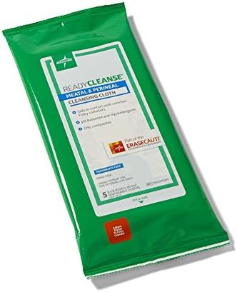 Hypoallergenic fragrance-free perineal wipes for sensitive skin hygiene.