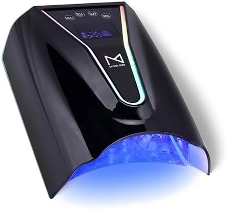 M Crystal Cure nail lamp digital display and control buttons
