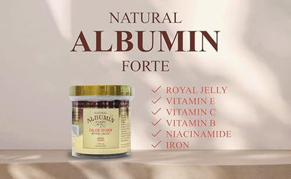 Authentic USA imported CGMLABS natural albumin supplement bottle on a clean background.
