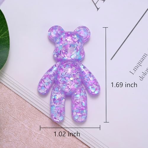 Aesnefe purple pocket bear hug gift packaging elements spread out cleanly.