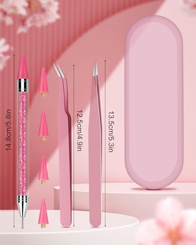 Complete Difenni rhinestone tool kit contents arranged on table