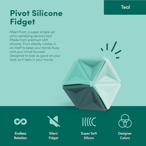 Speks Pivot sensory toy showing rotating motion and flexible design