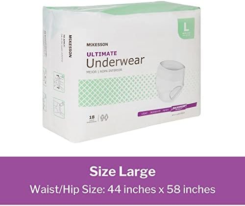 McKesson pull on style protective underwear with tear away sides