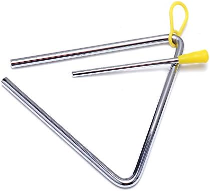 The matching metal striker accessory included with the TDOCK steel musical triangle instrument