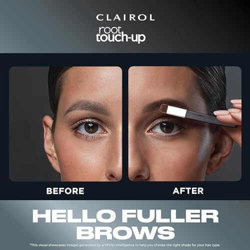 Authentic USA imported Clairol gray root concealer packaging back details