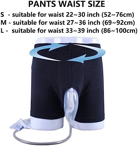 Close up of the wearable silicone funnel and catheter connection system.