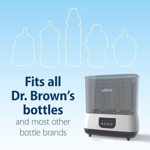 Dr. Brown's all-in-one baby bottle sanitizer and dryer packaging