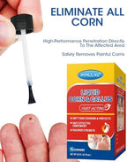 Precise applicator brush detail for MYMULIKE foot corn treatment
