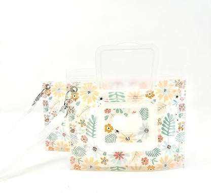 Orchid Hearts floral pattern wipe holder lifestyle shot