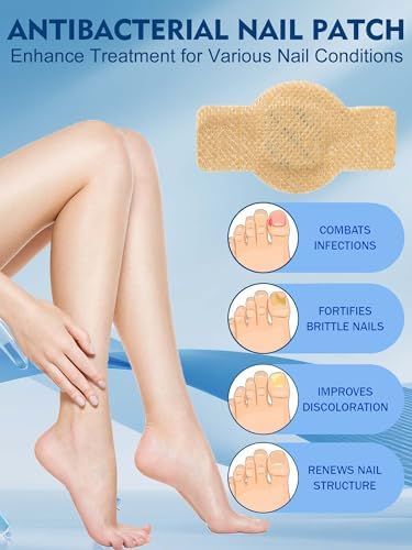 Side view of Vealvion nail patches package with 24 count label