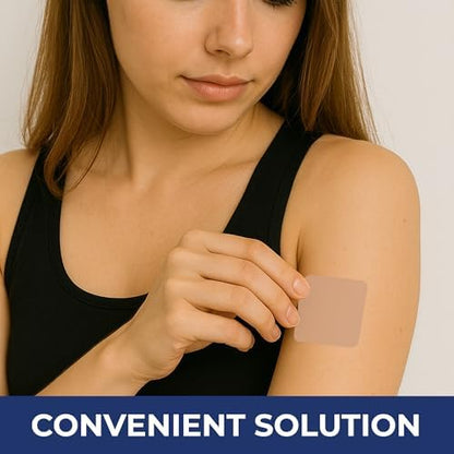 Water resistant and latex free Berberine patch texture detail