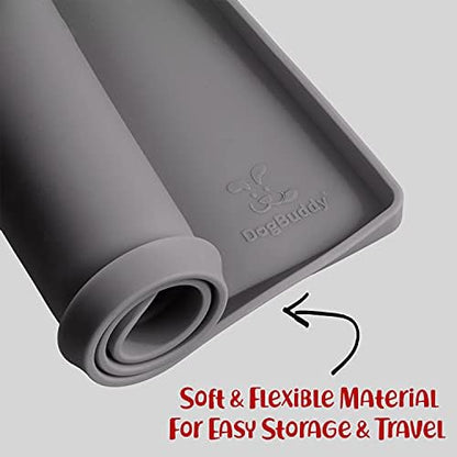 DogBuddy Dog Food Mat Dishwasher Safe Cleaning View