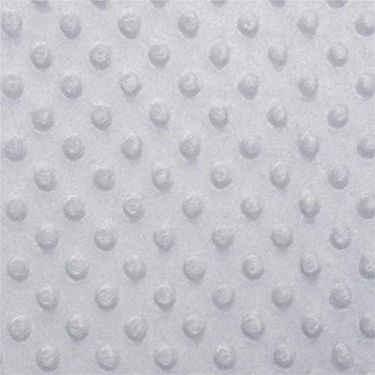 Close up view of the plush polyester popcorn velboa fabric texture