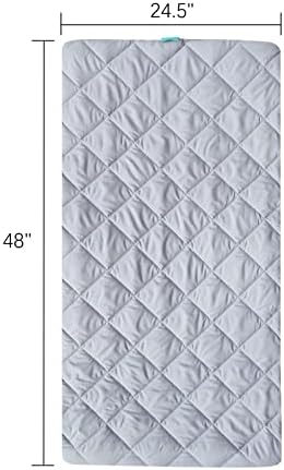 The packaging and stitching details of the authentic Biloban microfiber sheet for portable cots.