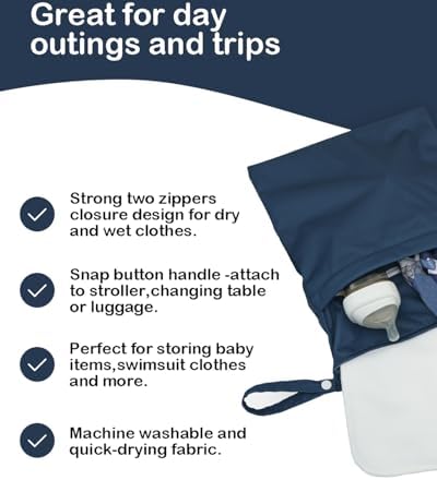 Kawigo reusable waterproof travel bag for swimsuits
