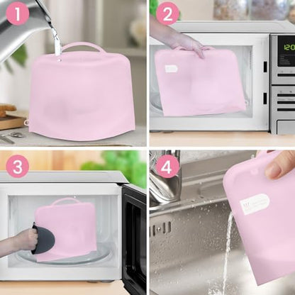 Using microwave sterilizer bag for breast pump parts