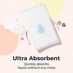 Peekapoo absorbent changing pads showing size 30 by 18 inches