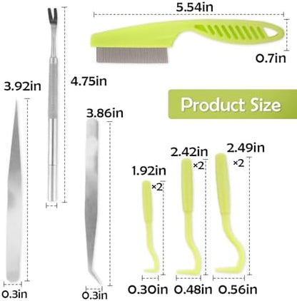 Durable stainless steel tools for effective flea and tick control