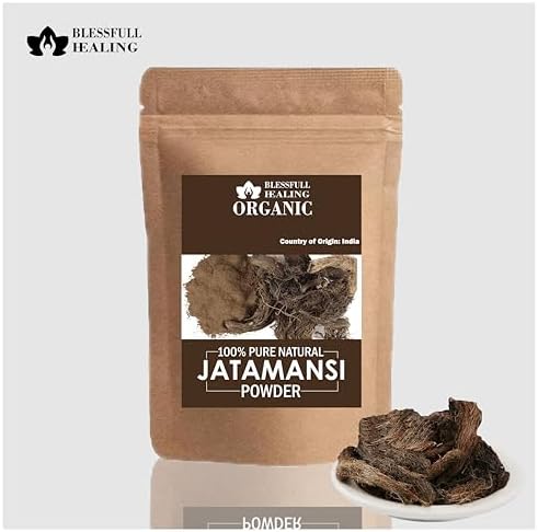 Pure Natural Jatamansi Root Powder in 200 Gram packaging for Ayurvedic scalp treatment