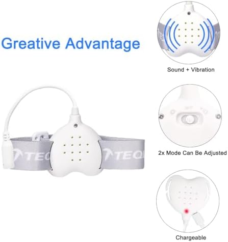 Side profile of the lightweight STEHEALTH alarm unit for comfortable nighttime wear.