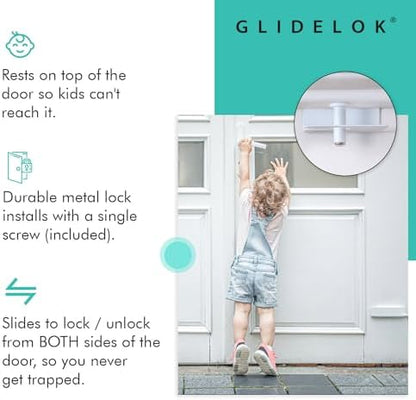 Predictable Solutions GlideLok childproof lock for interior doors