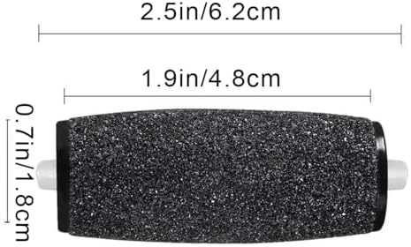 Ten blue extra coarse roller refills organized for electronic foot files