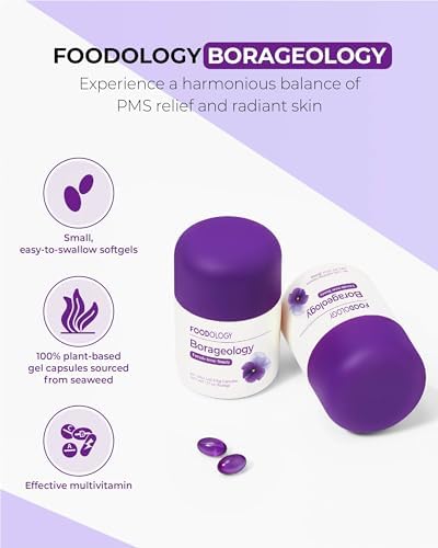 FOODOLOGY GLA 240 mg supplement bottle showcasing nutritional information
