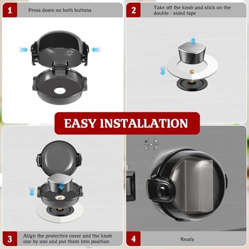 Stove knob protector for child safety