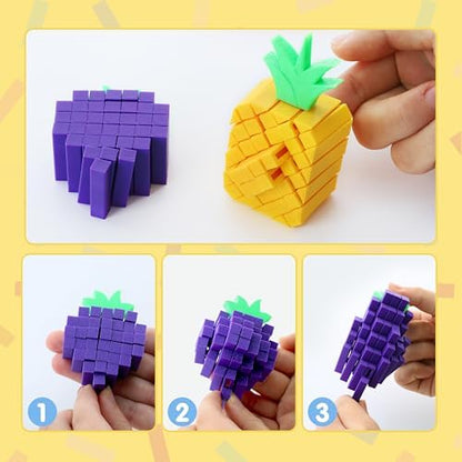 Textured grape cluster 3D printed ornament demonstrating fluid liquid like motion