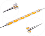 Nail art dotting tool set arranged for professional use