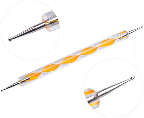 Nail art dotting tool set arranged for professional use