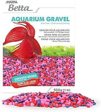 Marina 500 grams jellybean aquarium gravel close up texture