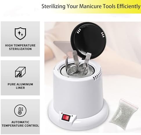 High temperature manicure tool cleaner machine
