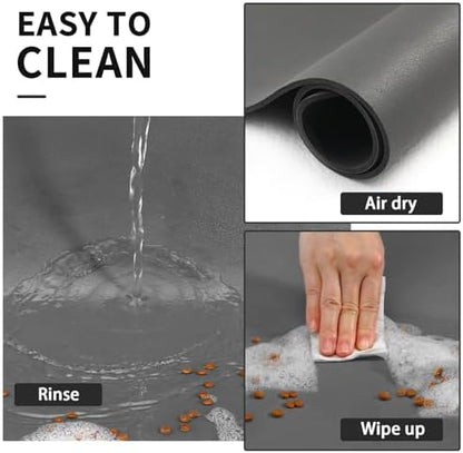HotLive Quick Dry Dog Water Dispenser Mat waterproof backing