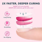 SUNUV SUN3 professional gel nail lamp during operation
