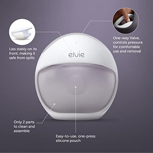 Premium manual breast pump packaging box contents showcasing sleek design