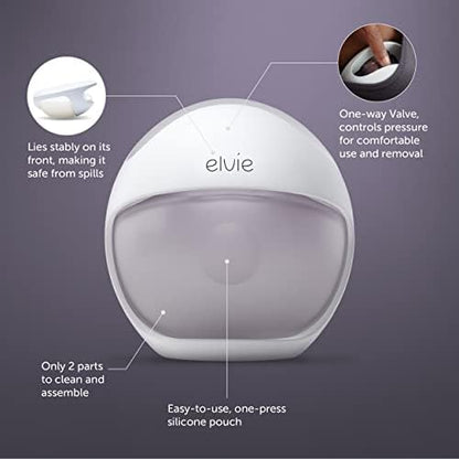 Premium manual breast pump packaging box contents showcasing sleek design